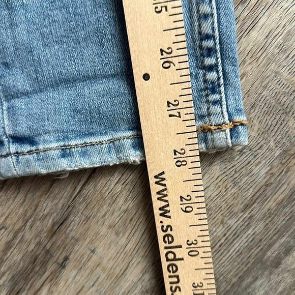 Zara jeans women’s size 31 light blue fitted denim high rise - Picture 7 of 8